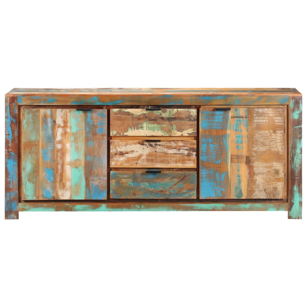 skænk 175x40x75 cm massivt genanvendt træ