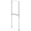 stel til arbejdsbænk 2 stk. 55x(69-95,5) cm metal grå