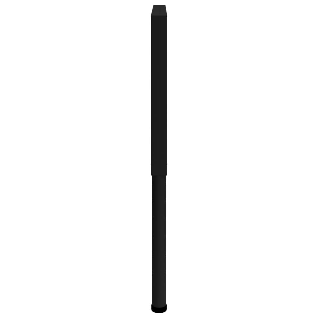 stel til arbejdsbænk 2 stk. 85x(69-95,5) cm metal sort