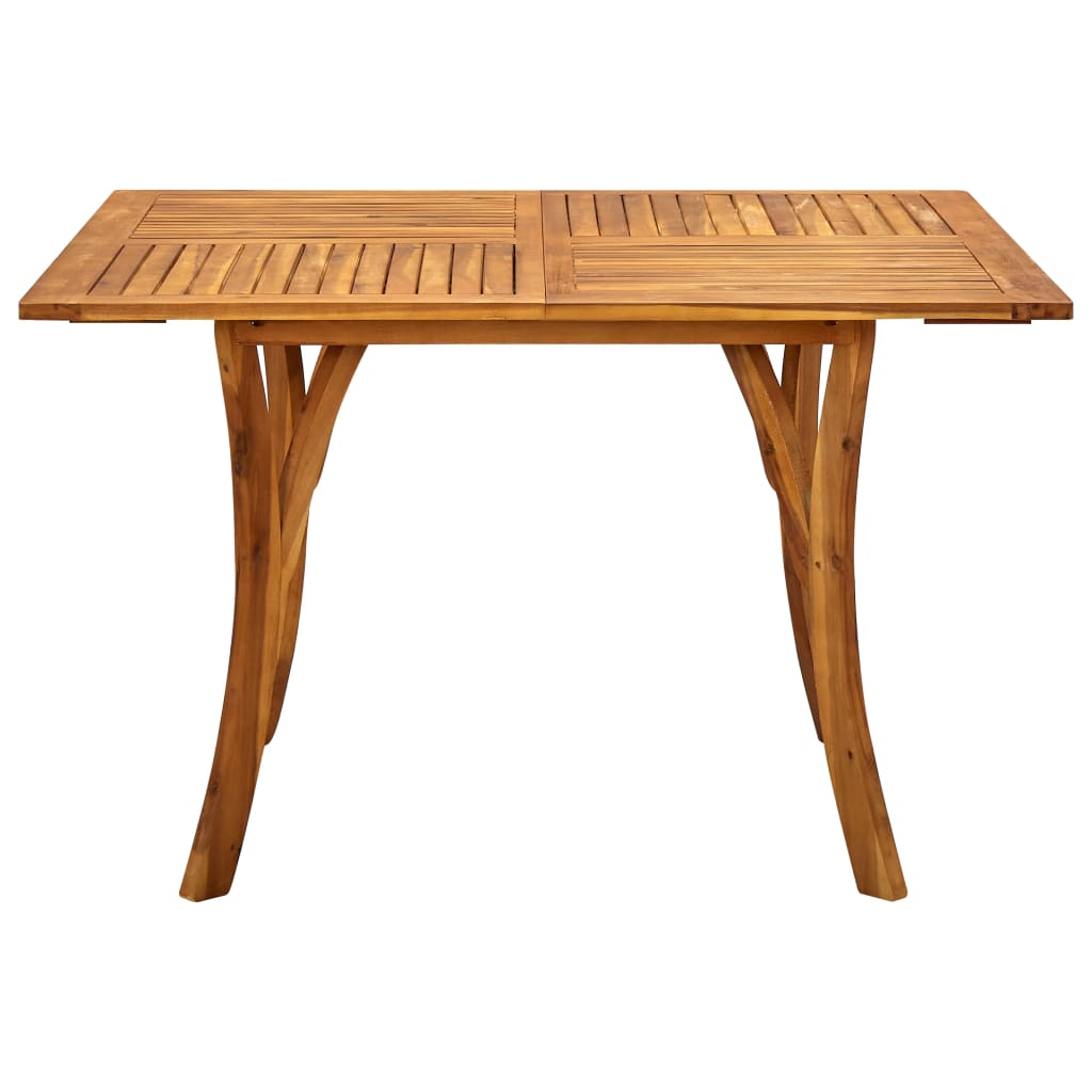 havebord 120x120x75 cm massivt akacietræ