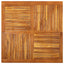 havebord 120x120x75 cm massivt akacietræ