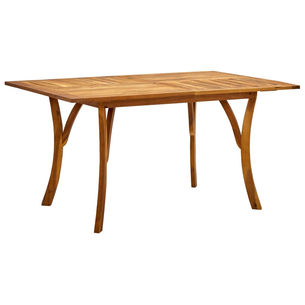 havebord 150x90x75 cm massivt akacietræ