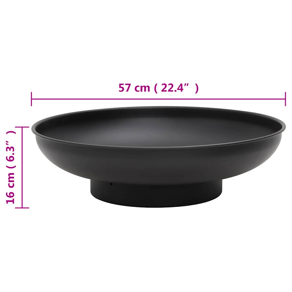 bålfad 57 cm stål