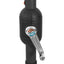 haveparasol med LED-lys 400 cm sort