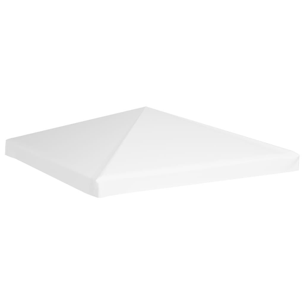 pavillontopdække 270 g/m² 3x3 m hvid billede