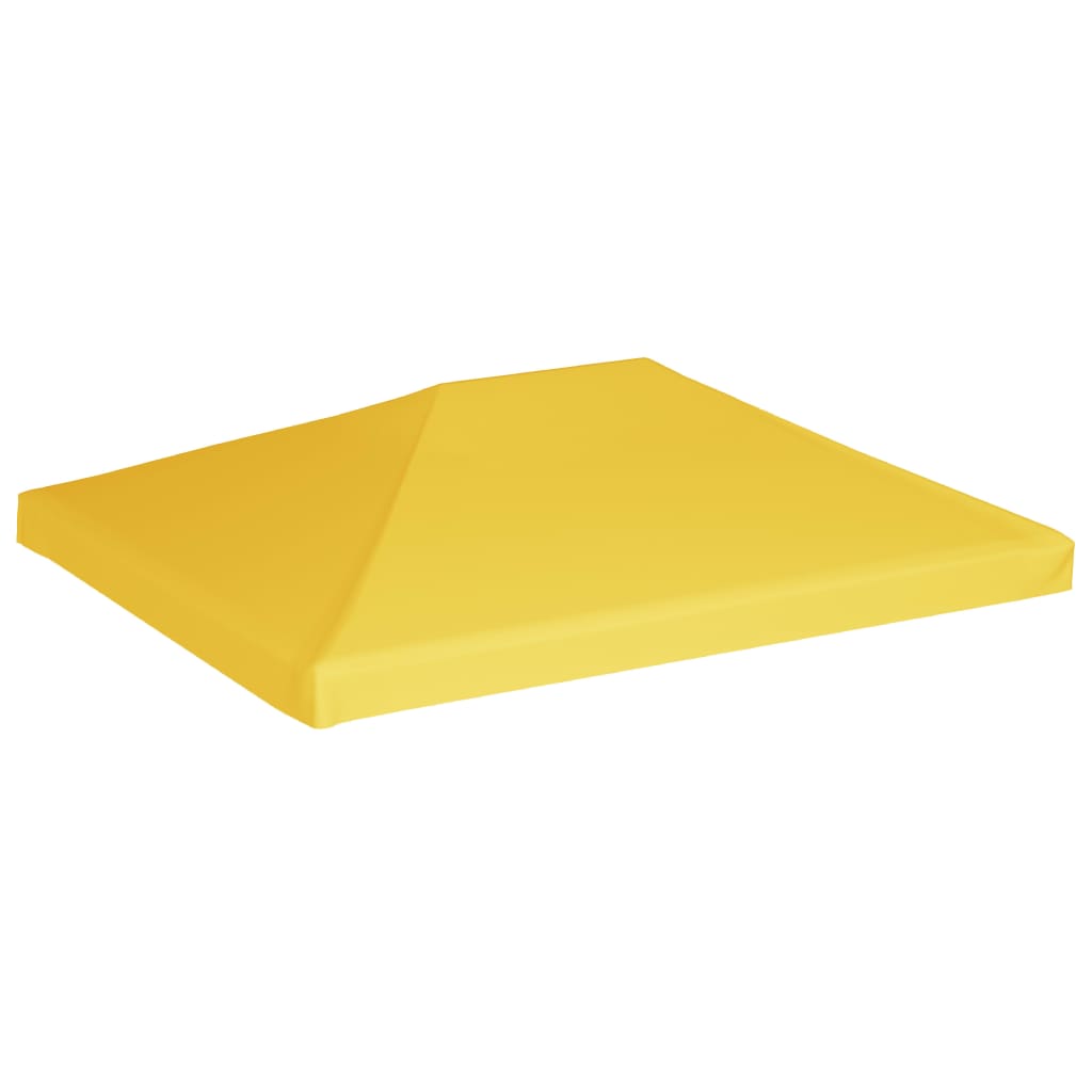pavillontopdække 270 g/m² 4x3 m gul billede