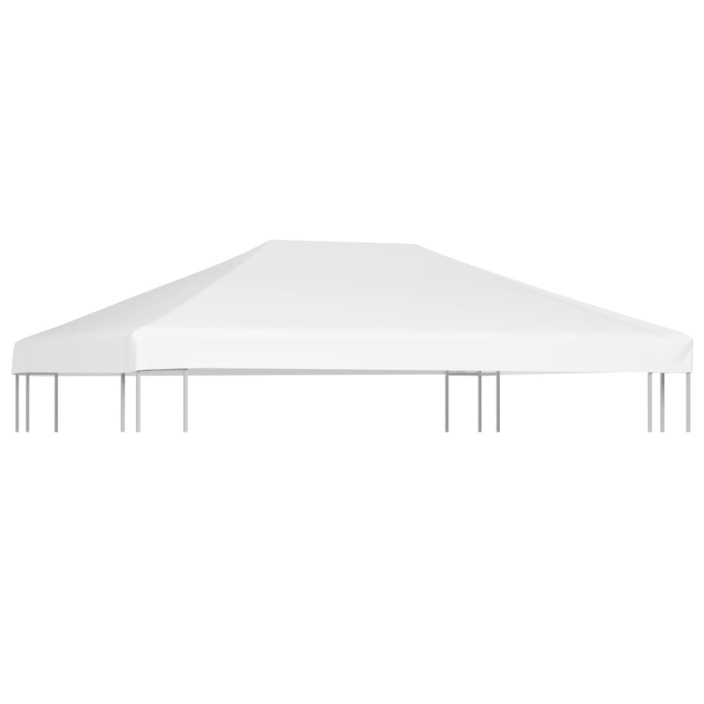 pavillontopdække 270 g/m² 4x3 m hvid