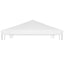 pavillontopdække 270 g/m² 4x3 m hvid