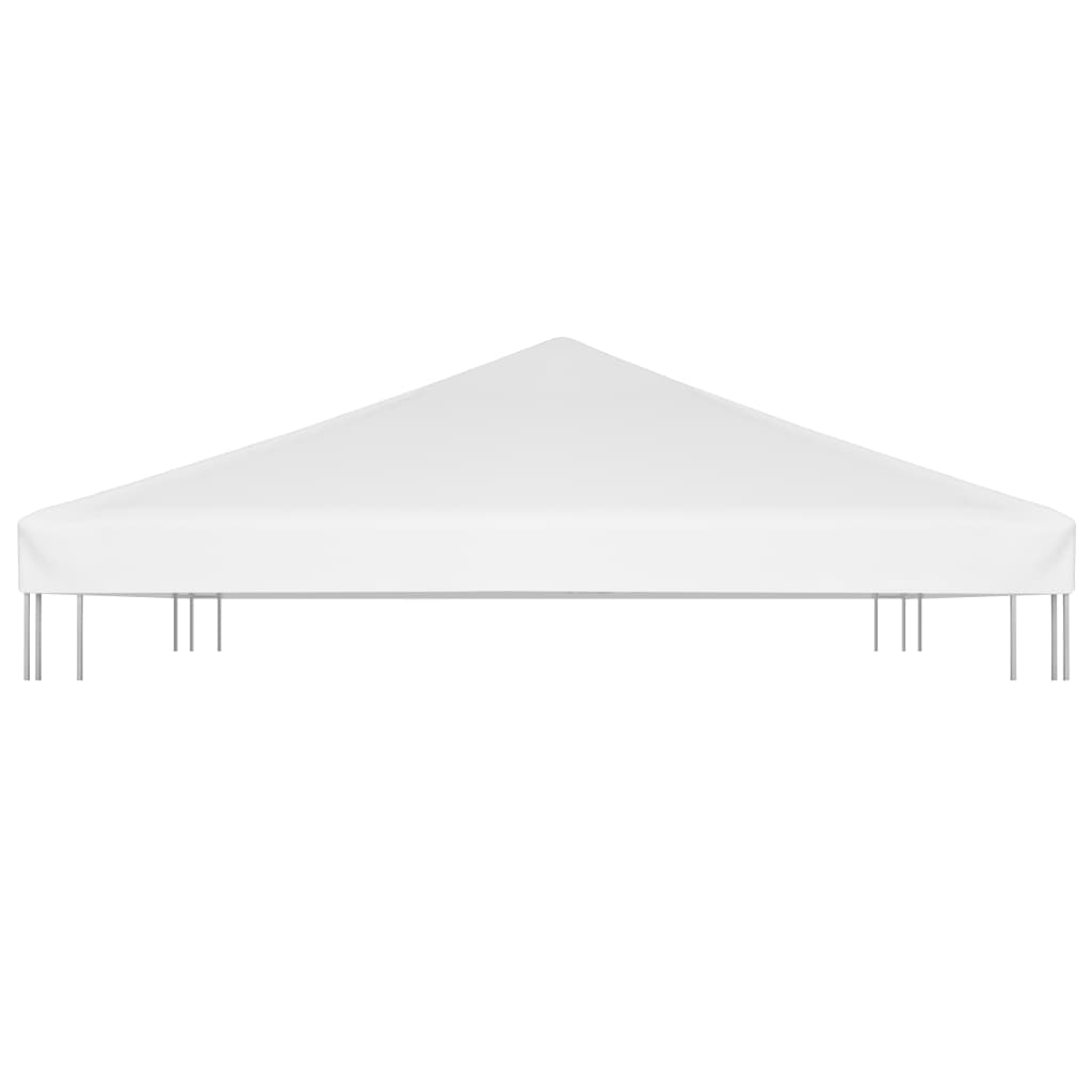 pavillontopdække 270 g/m² 4x3 m hvid