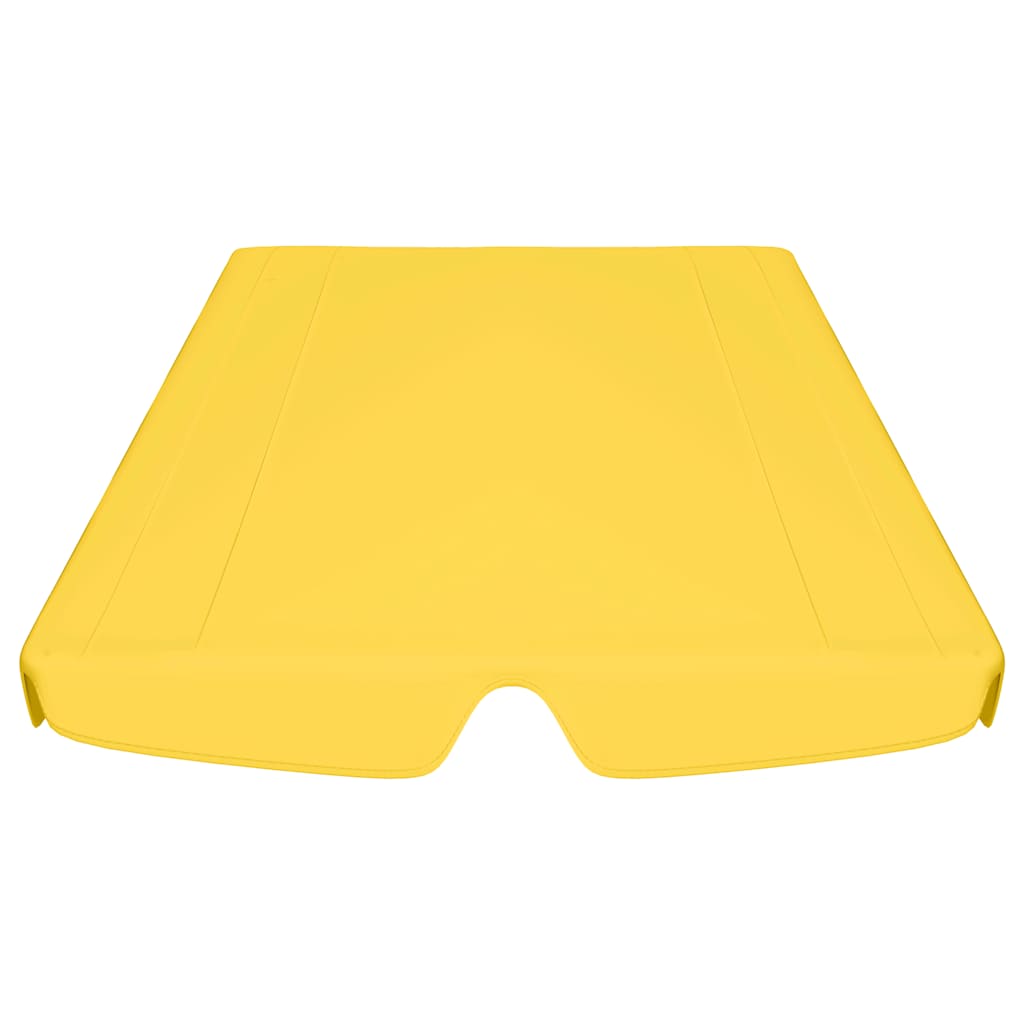 baldakin til havegynge 188/168x145/110 cm gul