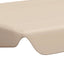 baldakin til havegynge 150/130x105/70 cm beige