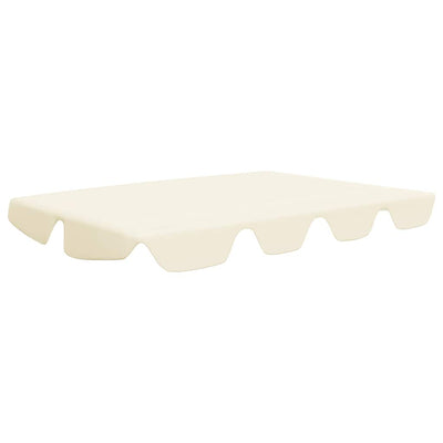 baldakin til havegynge 150/130x105/70 cm cremefarvet