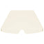 baldakin til havegynge 150/130x105/70 cm cremefarvet