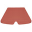 baldakin til havegynge 150/130x105/70 cm terrakottafarvet