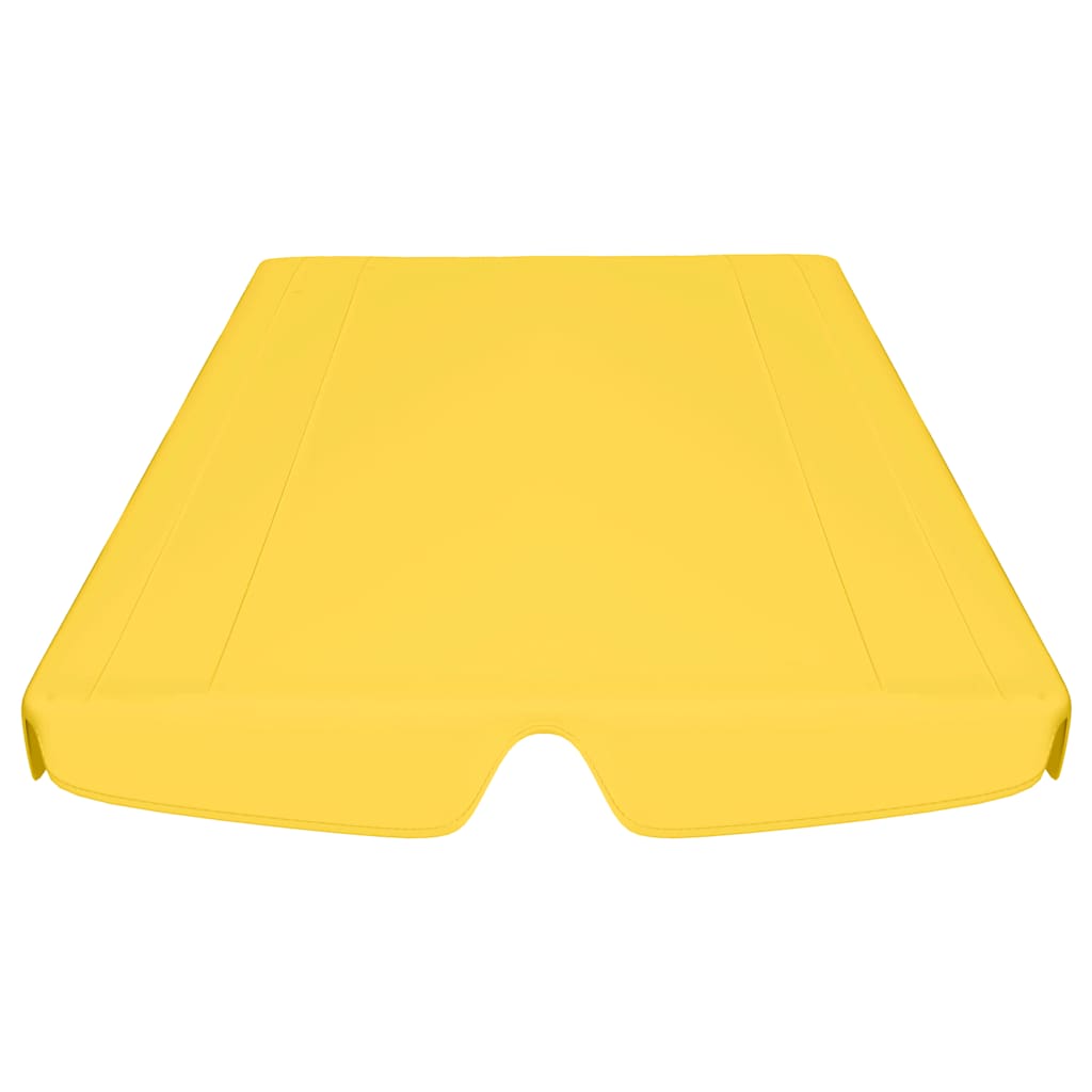 baldakin til havegynge 150/130x105/70 cm gul