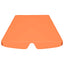 baldakin til havegynge 150/130x105/70 cm orange