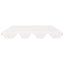 baldakin til havegynge 150/130x105/70 cm hvid