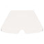 baldakin til havegynge 150/130x105/70 cm hvid