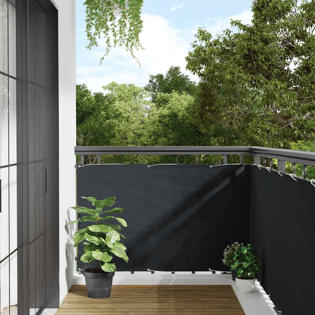 altanafskærmning 90x500 cm oxfordstof antracitgrå billede