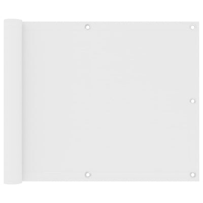 altanafskærmning 75x400 cm oxfordstof hvid