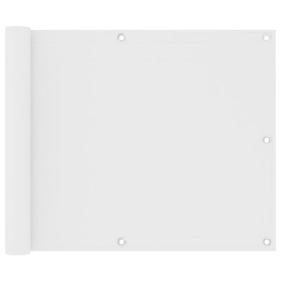 altanafskærmning 75x600 cm oxfordstof hvid
