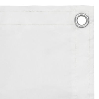 altanafskærmning 120x300 cm oxfordstof hvid
