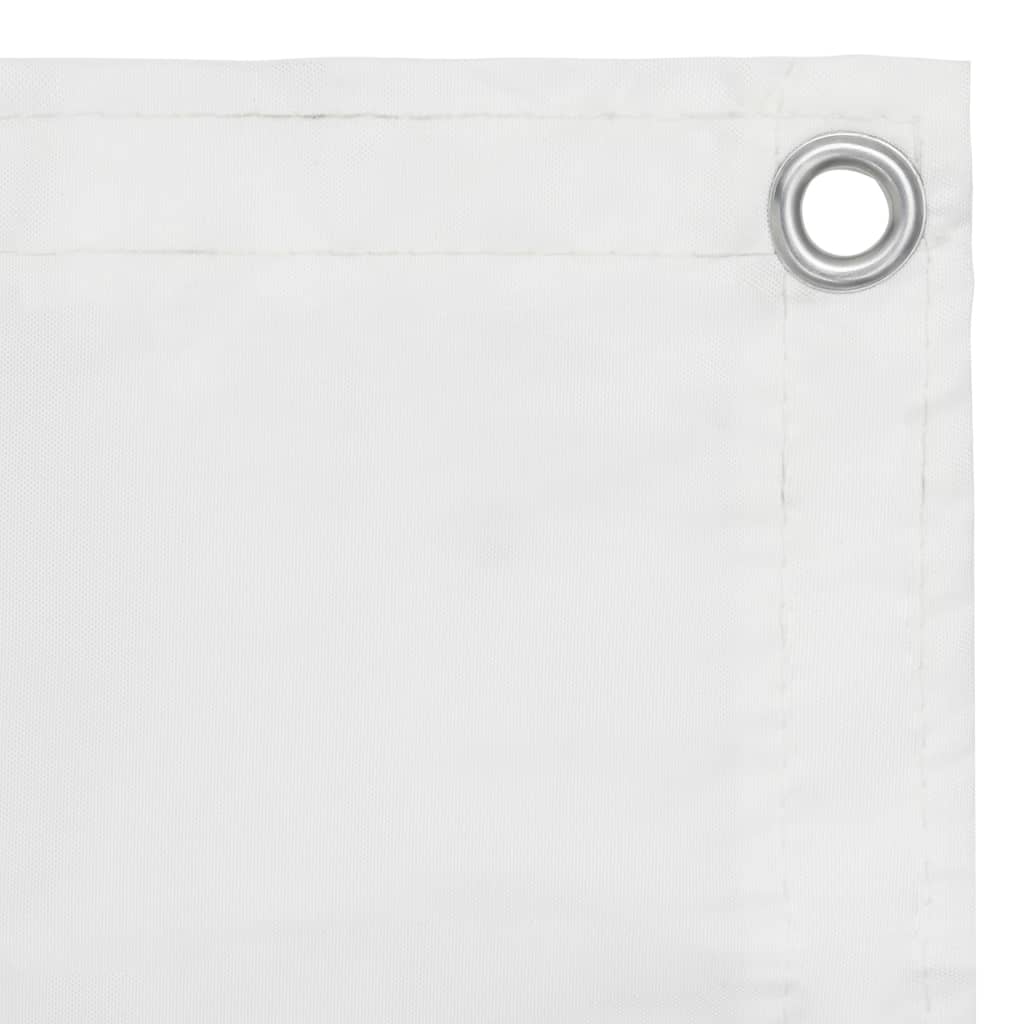 altanafskærmning 120x400 cm oxfordstof hvid