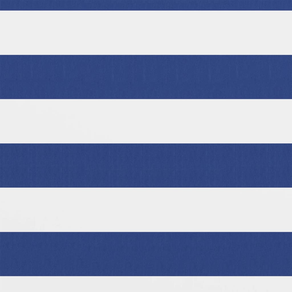 altanafskærmning 90x300 cm oxfordstof hvid og blå