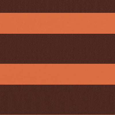altanafskærmning 75x600 cm oxfordstof orange og brun