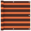 altanafskærmning 90x300 cm oxfordstof orange og brun