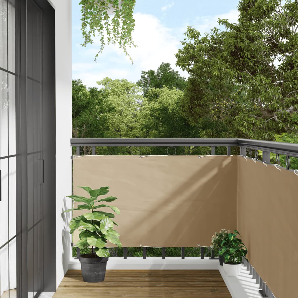 altanafskærmning 75x300 cm oxfordstof beige