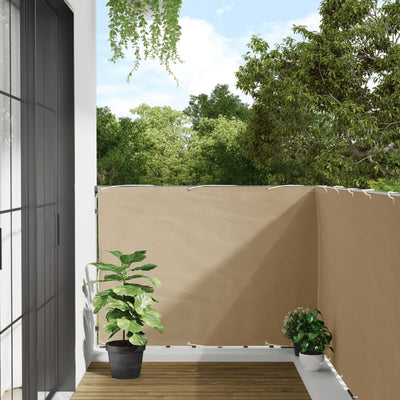 altanafskærmning 120x300 cm oxfordstof beige