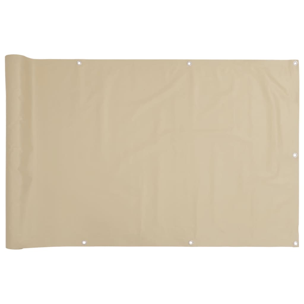 altanafskærmning 120x400 cm oxfordstof beige