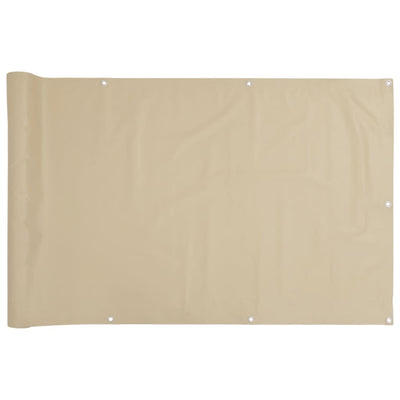 altanafskærmning 120x400 cm oxfordstof beige
