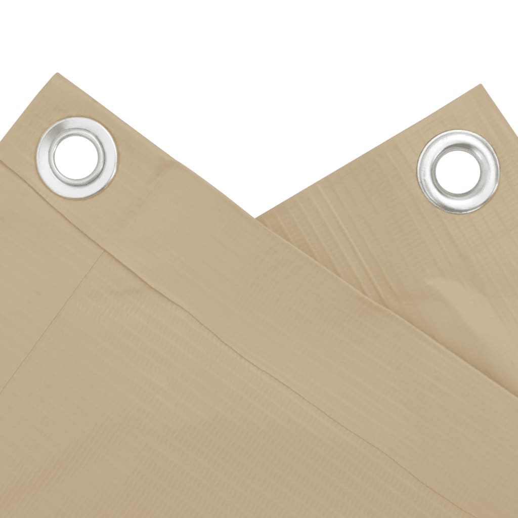 altanafskærmning 120x400 cm oxfordstof beige