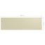 altanafskærmning 120x400 cm oxfordstof cremefarvet