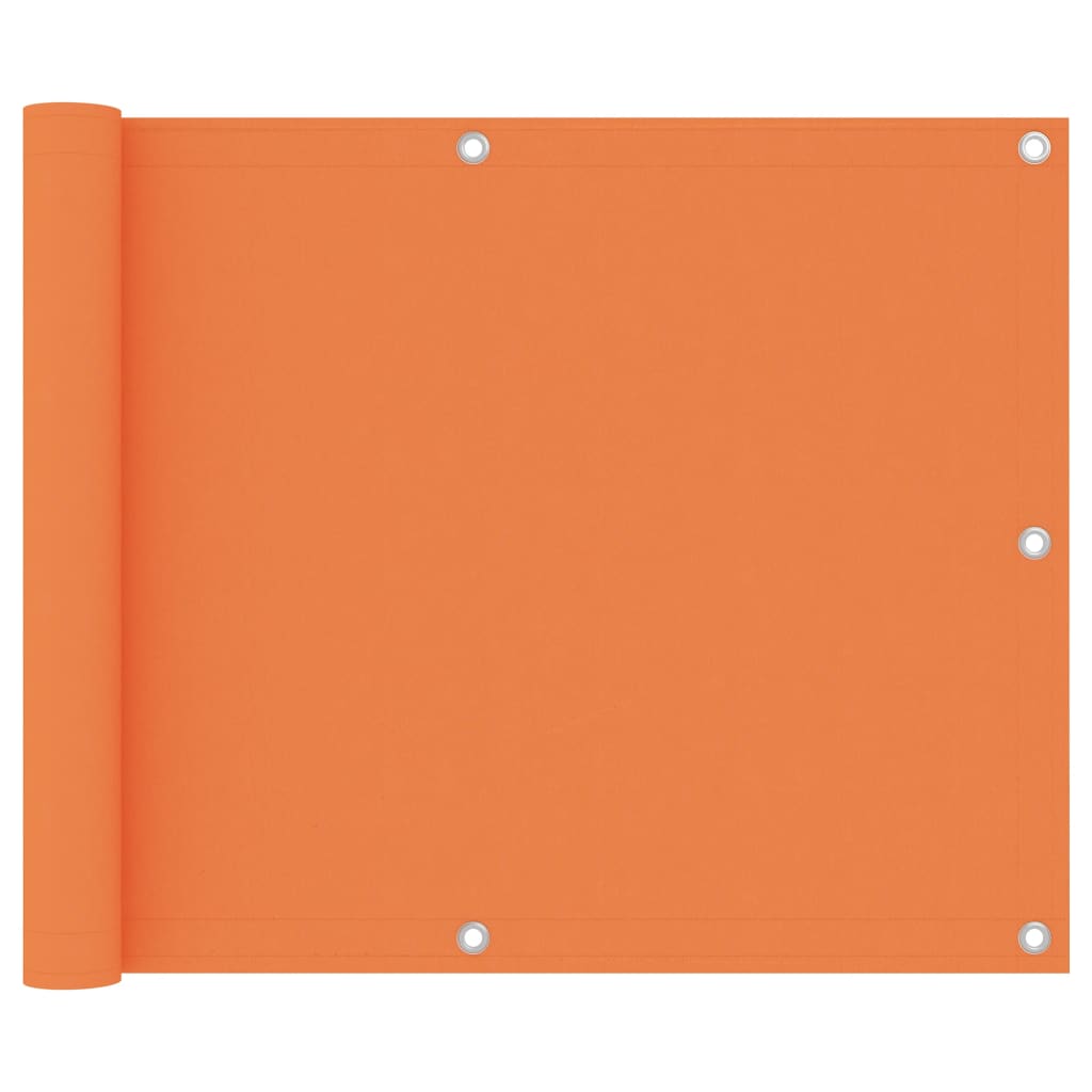 altanafskærmning 75x500 cm oxfordstof orange