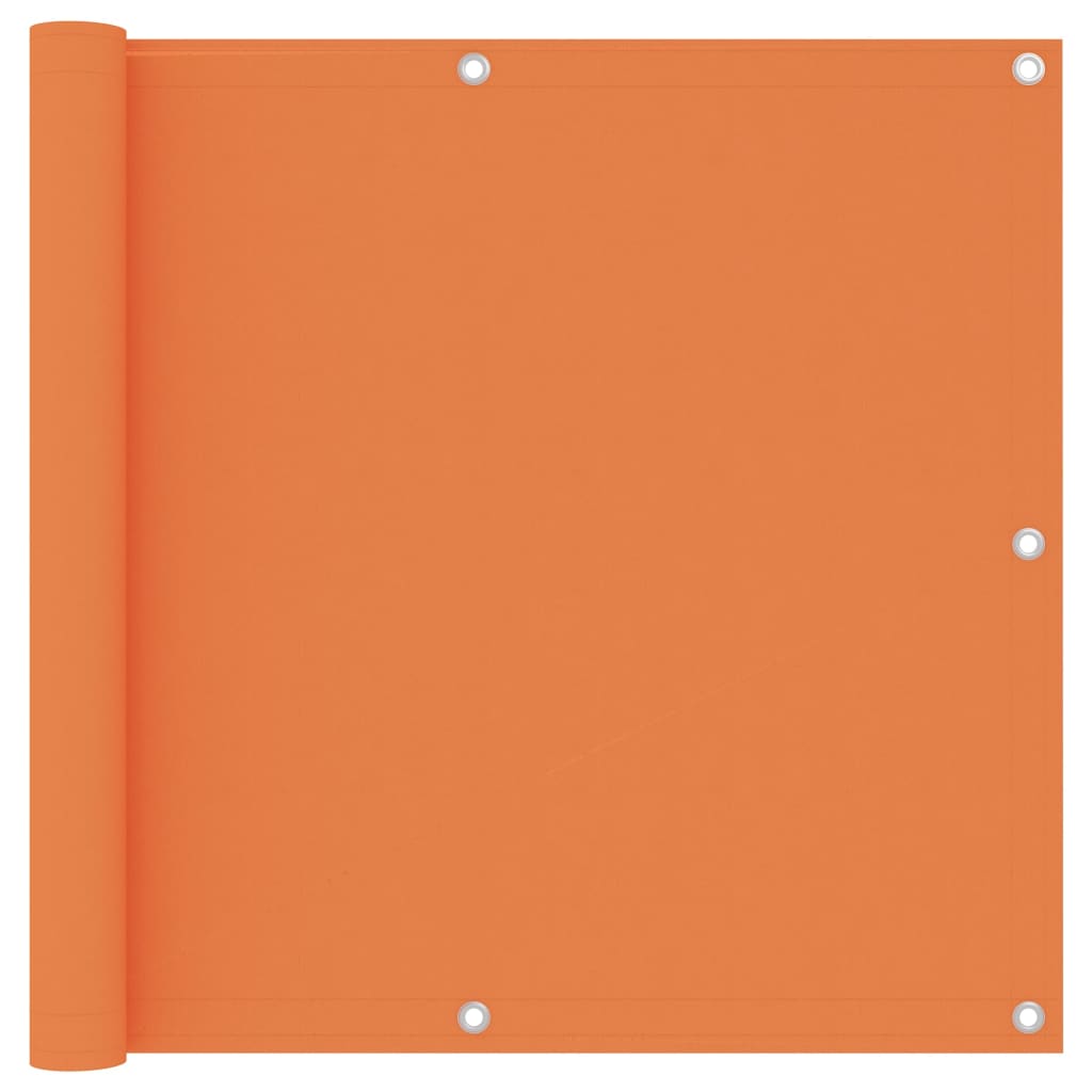 altanafskærmning 90x500 cm oxfordstof orange billede