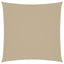 solsejl 2,5x2,5 m firkantet oxfordstof beige