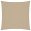 solsejl 4x4 m firkantet oxfordstof beige