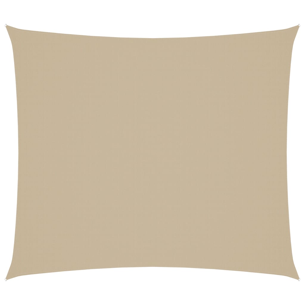 solsejl 2x2,5 m rektangulær oxfordstof beige