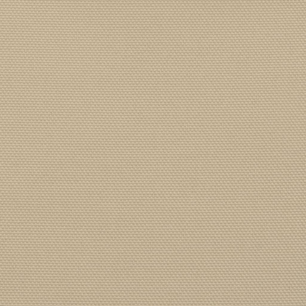 solsejl 4x4x5,8 m oxfordstof trekantet beige