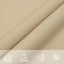 solsejl 5x6x6 m trekantet oxfordstof beige
