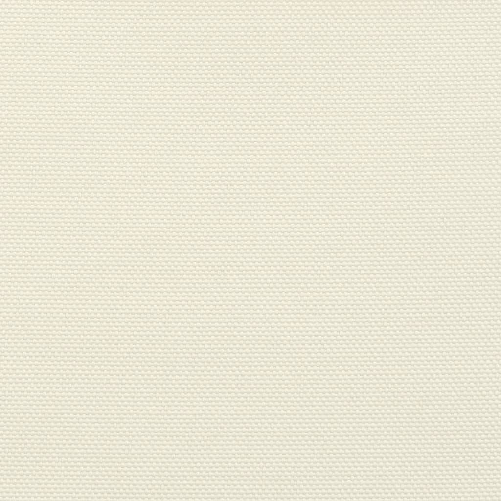solsejl 2x3 m rektangulær oxfordstof cremefarvet