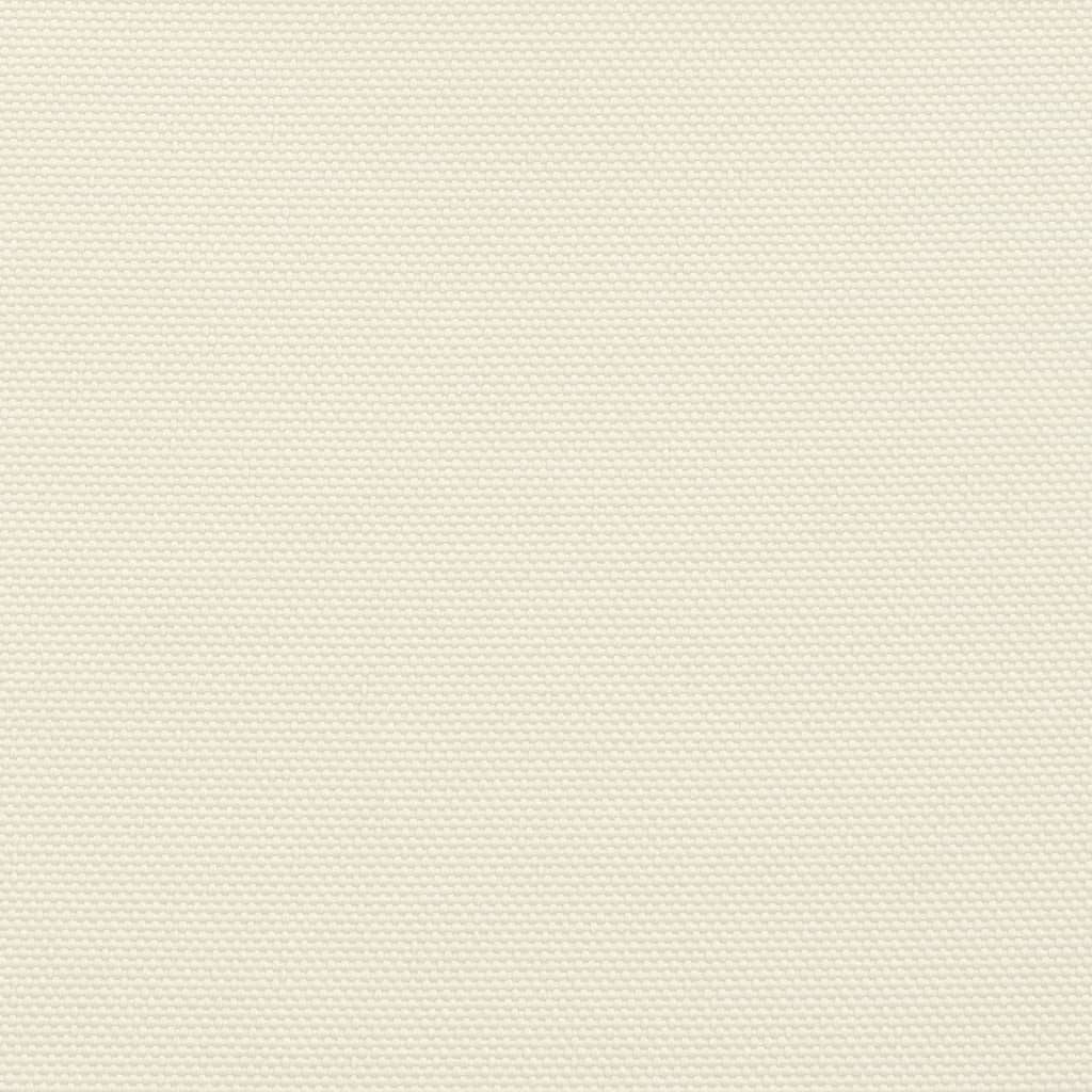 solsejl 2,5x4,5 m rektangulær oxfordstof cremefarvet