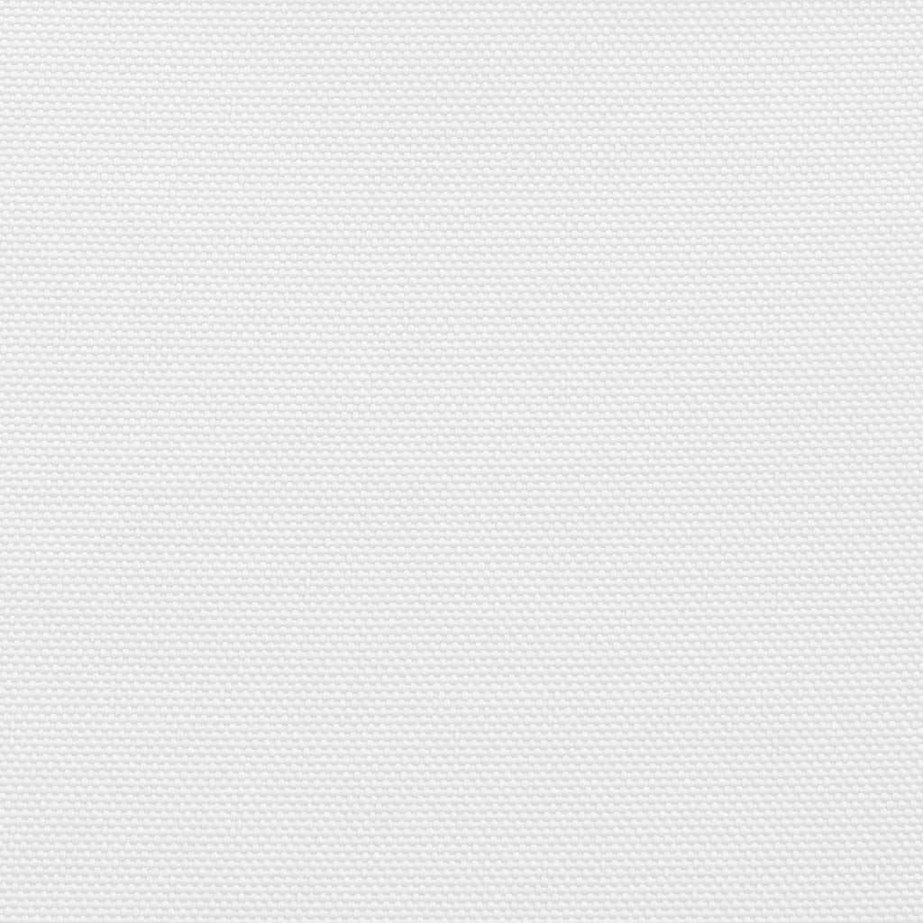 solsejl 2x3,5 m rektangulær oxfordstof hvid