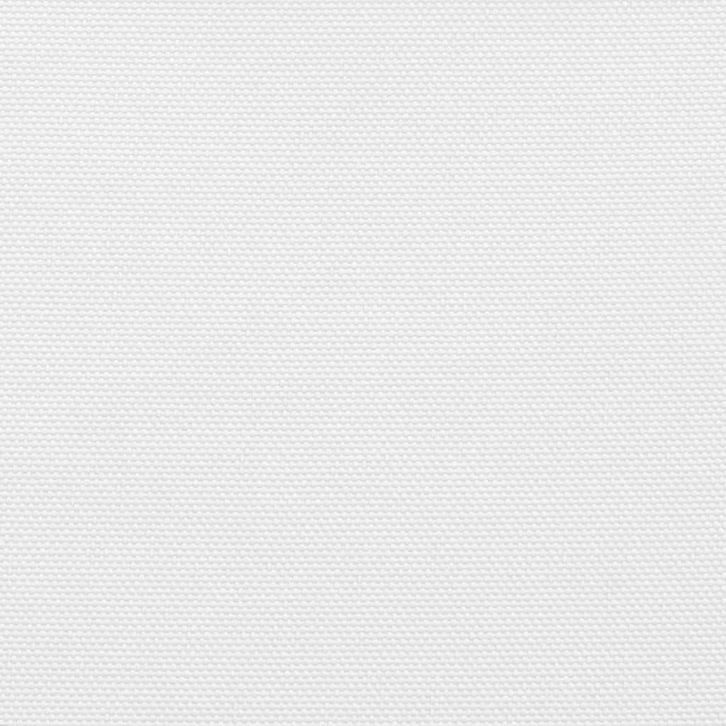 solsejl 2x4,5 m rektangulær oxfordstof hvid