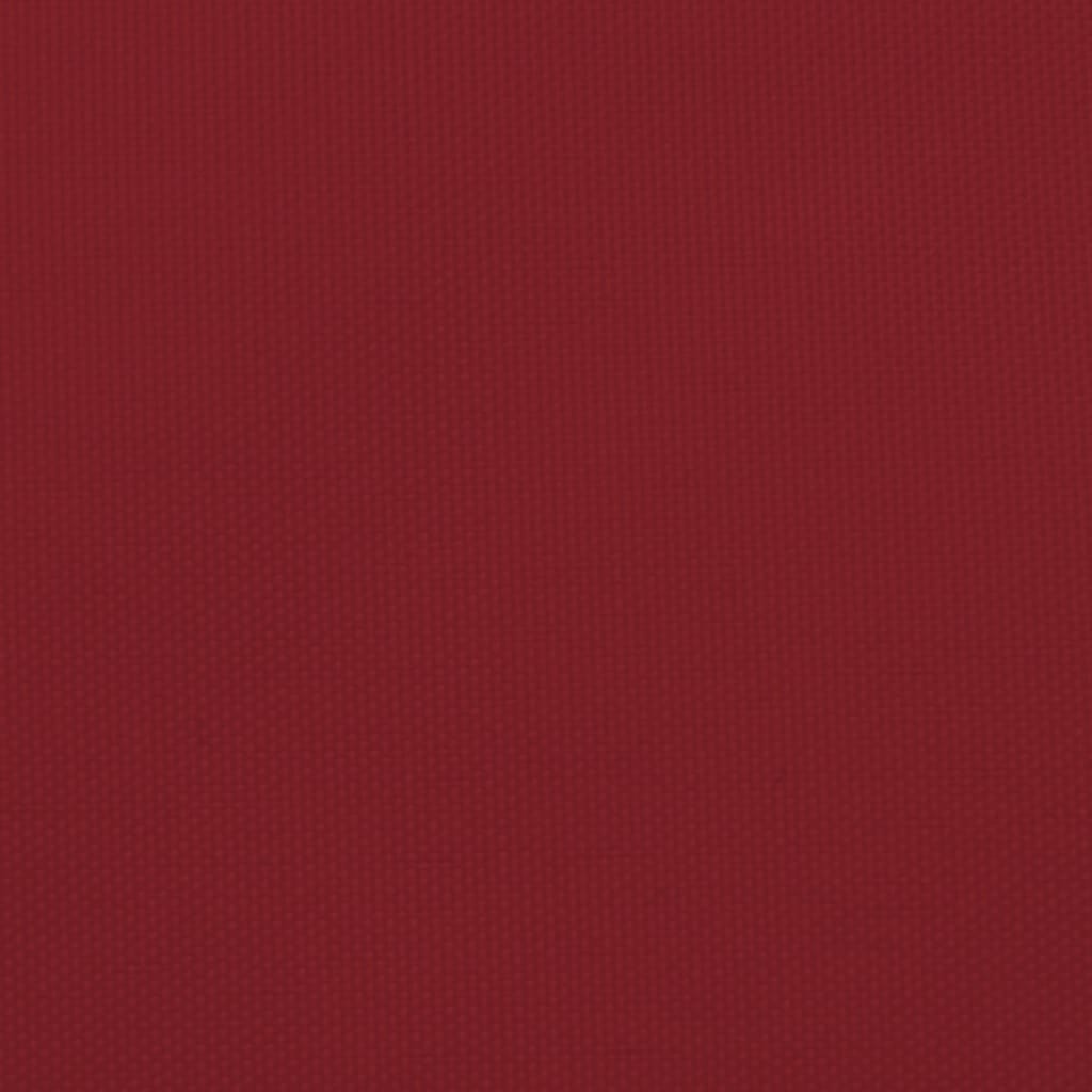solsejl 2x5 m rektangulær oxfordstof rød