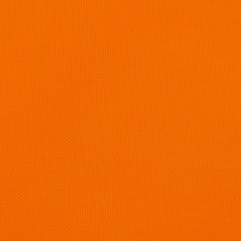 solsejl 2,5x2,5 m firkantet oxfordstof orange