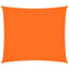solsejl 2x2,5 m rektangulær oxfordstof orange
